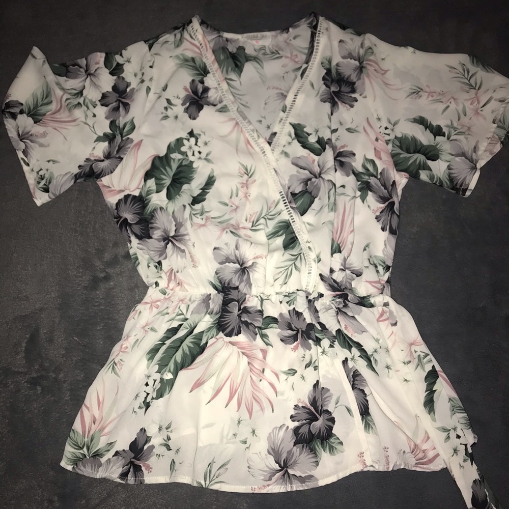 Floral dress shirt